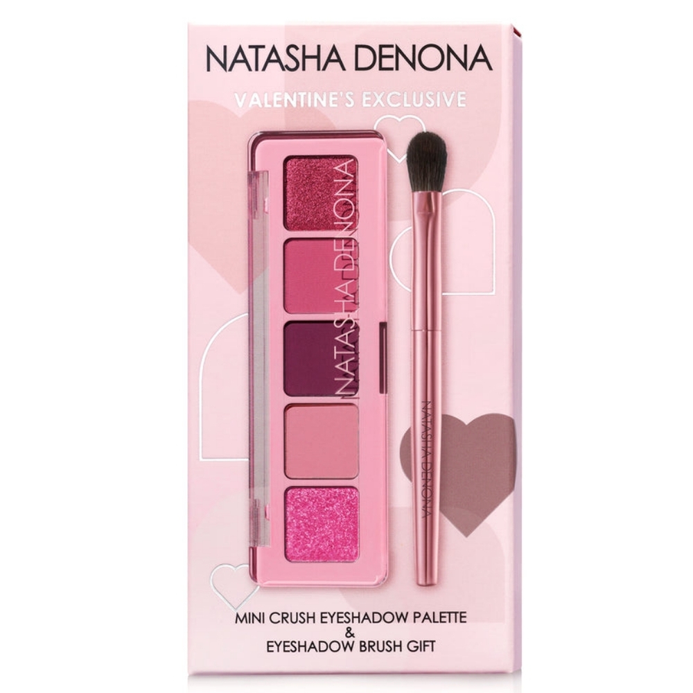 Natasha Denona Mini Crush Eyeshadow Palette & Eyeshadow Brush Gift BNIB